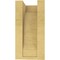 Ekena Millwork 4"W x 4"D x 8"H Wide Moab Rough Cedar Woodgrain TimberThane Corbel, Primed Tan CORUR04X04X08MOARCPR - alternate 2